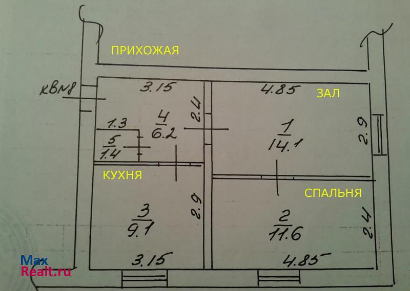 посёлок Каширин, улица Мира, 7 Александро-Невский купить квартиру