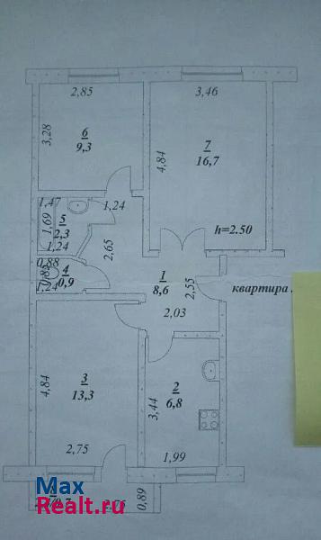 Тюменская область, Ханты-Мансийский автономный округ, 1-й микрорайон, 34 Нягань квартира