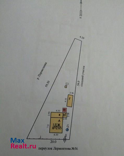 Новоаннинский городское поселение город Новоаннинский, переулок Лермонтова