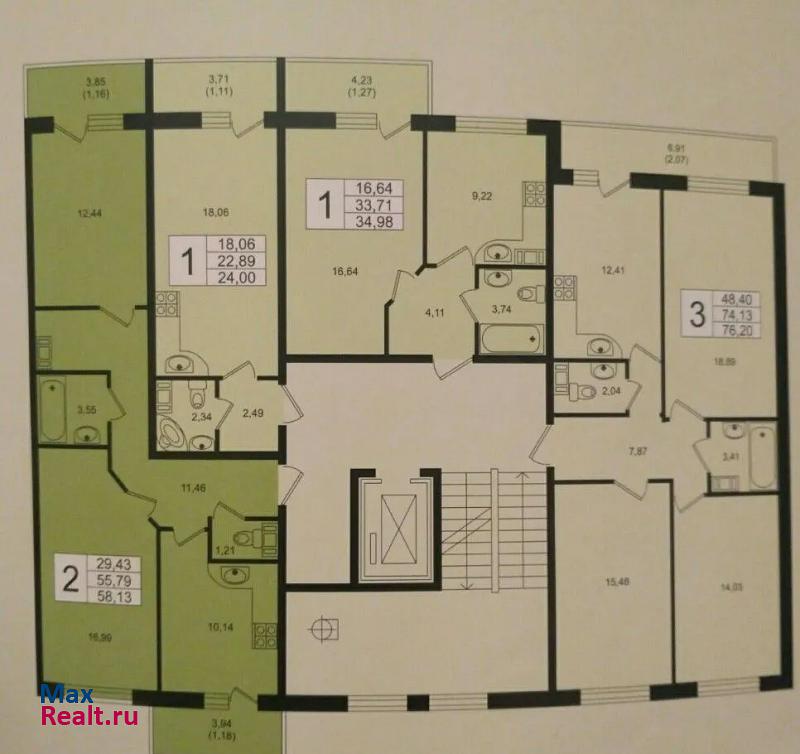 Заневское городское поселение, Центральная улица, 54к2 Кудрово квартира