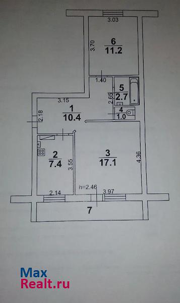 переулок Нефтяников, 1 Красный Кут квартира