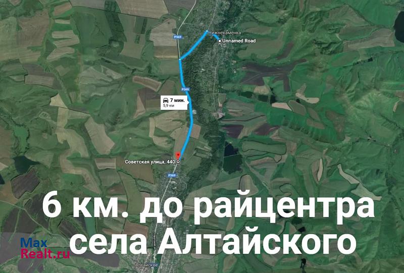 Алтайское село Нижнекаменка, улица Суворова