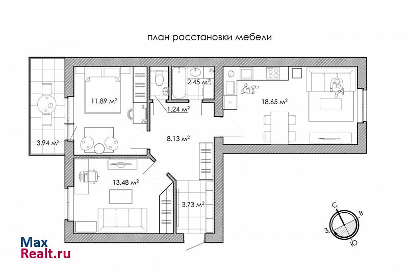 Севастопольская улица, 4А Тюмень продам квартиру