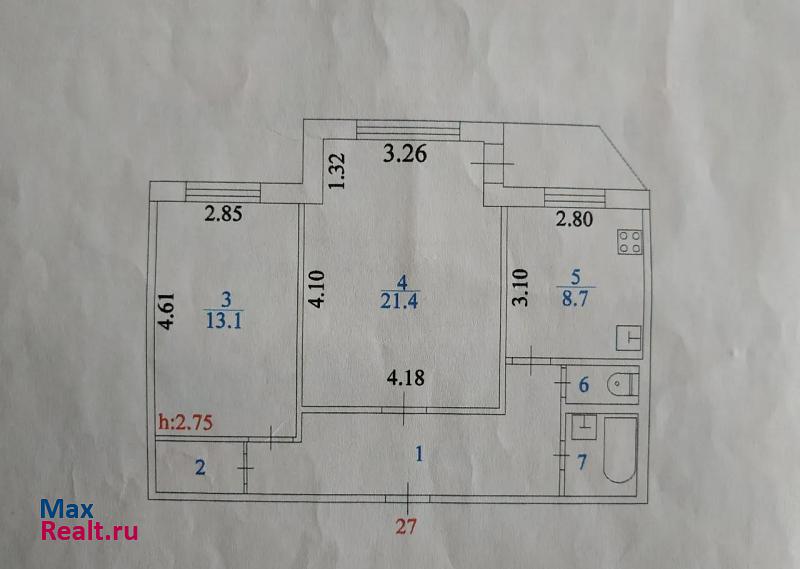 Ханты-Мансийский автономный округ, улица 50 лет ВЛКСМ, 13 Сургут продам квартиру