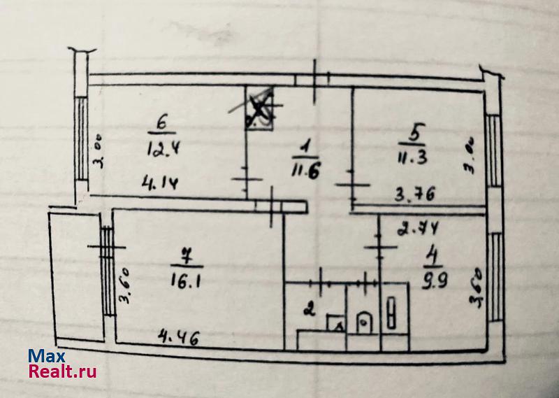 Октябрьская улица, 12 Костомукша продам квартиру