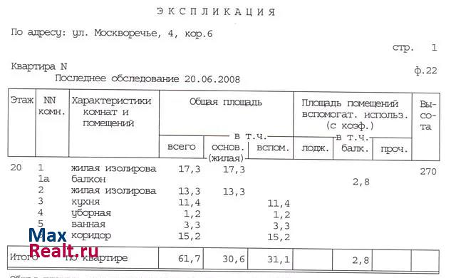 Москва улица Москворечье, 4к6 квартира купить без посредников