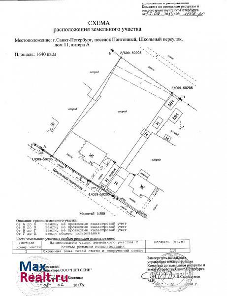 Санкт-Петербург п. Понтонный, Школьный пер продажа частного дома