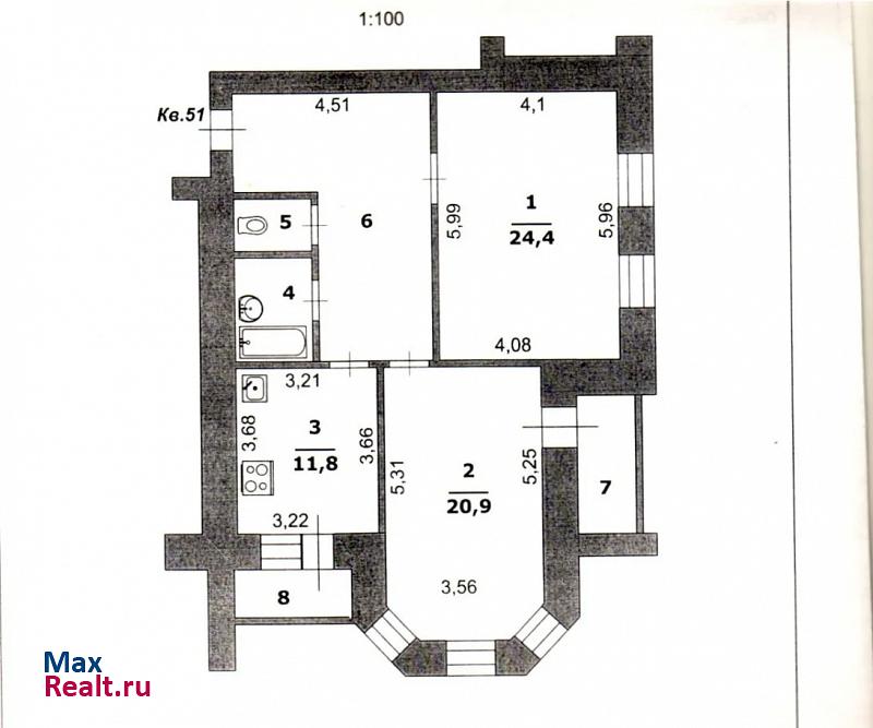 Белгород улица Есенина, 20В квартира купить без посредников