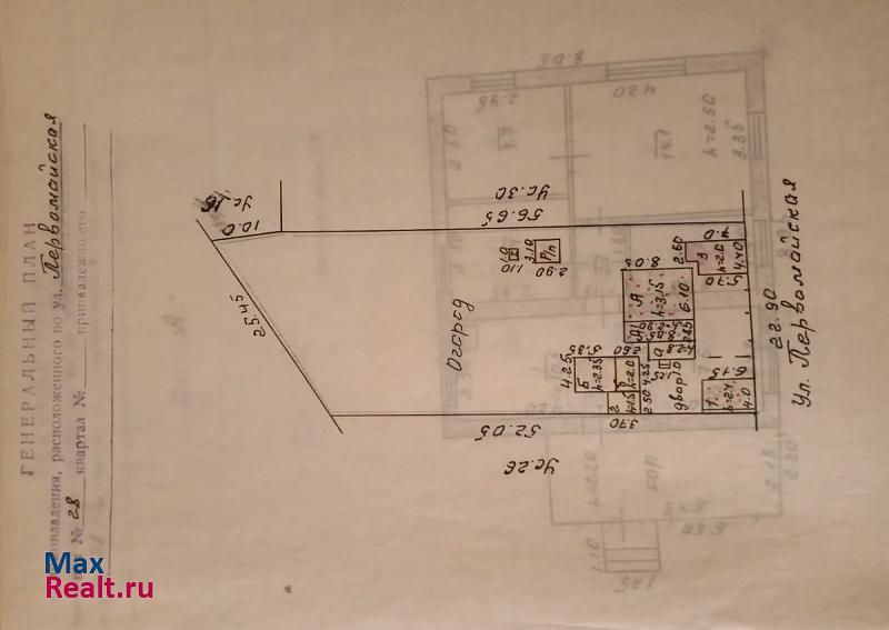 Знаменка посёлок городского типа Знаменка, Первомайская улица, 28 продажа частного дома