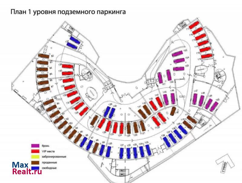 микрорайон Светлана, проспект Пушкина, 6 Сочи машиноместо купить