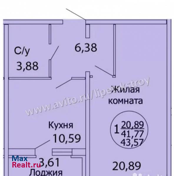 Липецк улица Свиридова, 20к2 квартира купить без посредников