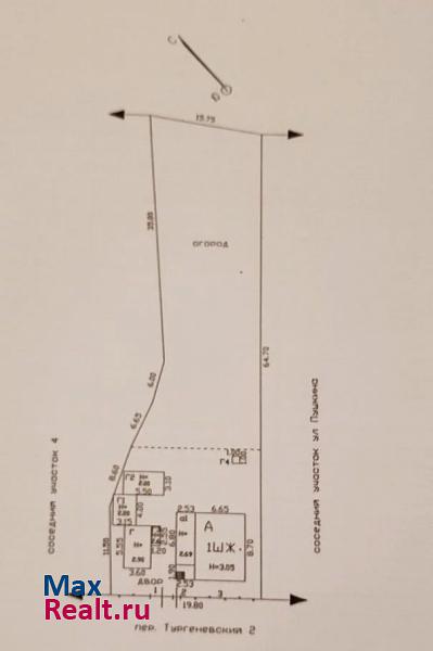 Псебай посёлок городского типа Псебай, Тургеневский переулок, 2 продажа частного дома