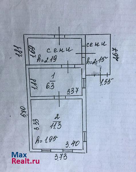 Дальнее Константиново село Курилово, Центральная улица продажа частного дома