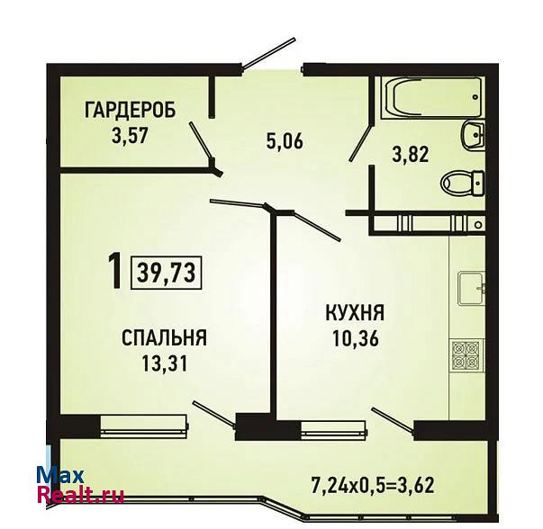 Домбайская улица, 63 Краснодар квартира