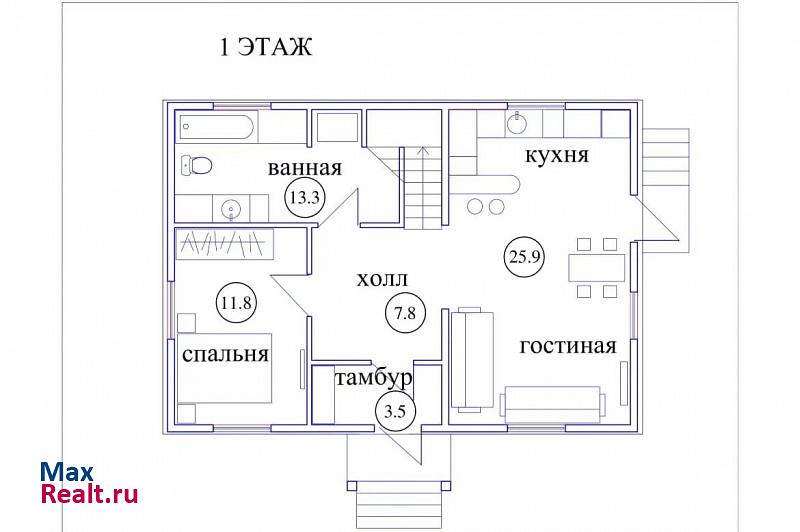 купить частный дом Виллози Виллозское городское поселение, садоводческое некоммерческое товарищество Зенит, 3-я линия, 41