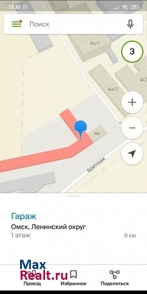 купить гараж Омск Братская улица