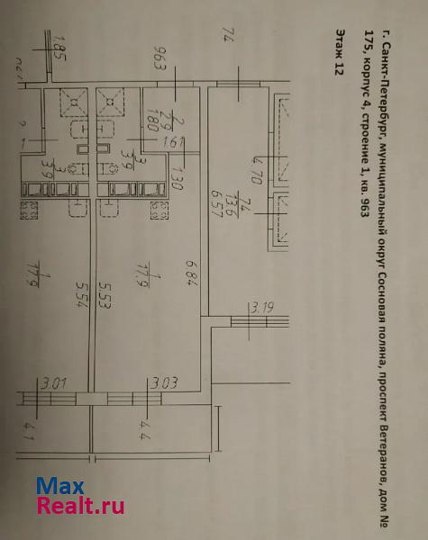 проспект Ветеранов, 175к4 Санкт-Петербург купить квартиру