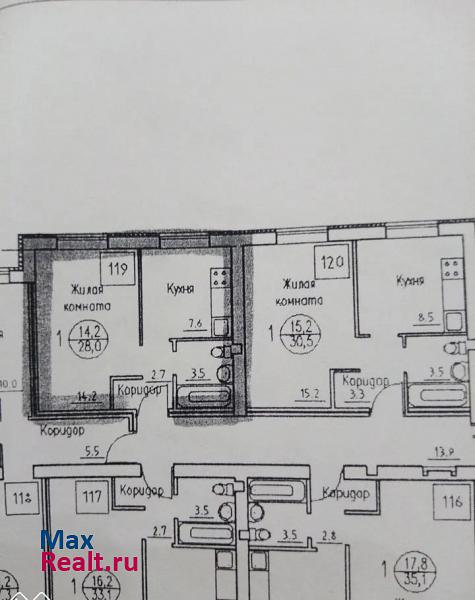 Красноглинский район, микрорайон Крутые Ключи, 44 Самара квартира