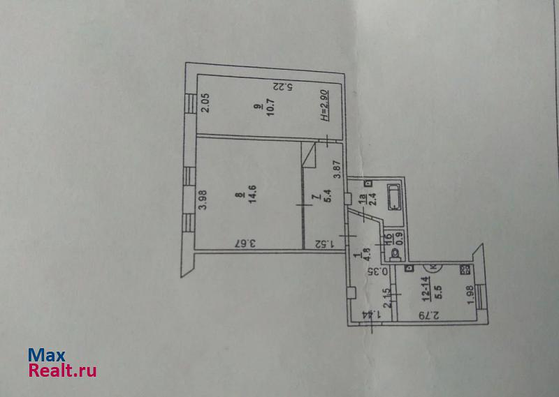 микрорайон Ленгородок, улица Гусева, 10А Ростов-на-Дону квартира