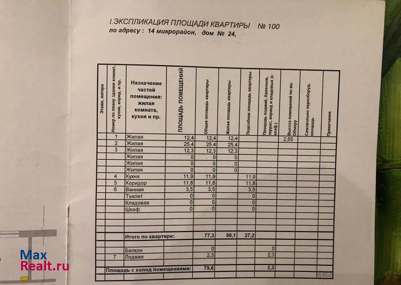 Тюменская область, Ханты-Мансийский автономный округ, 14-й микрорайон, 24 Нефтеюганск квартира