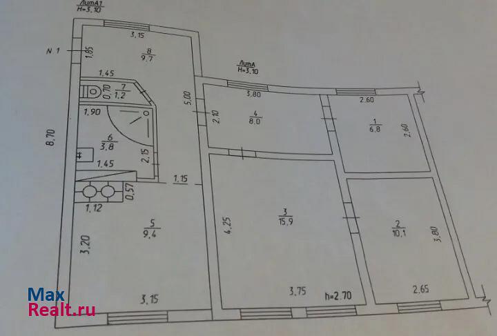 купить частный дом Краснобродский ул Жданова д8