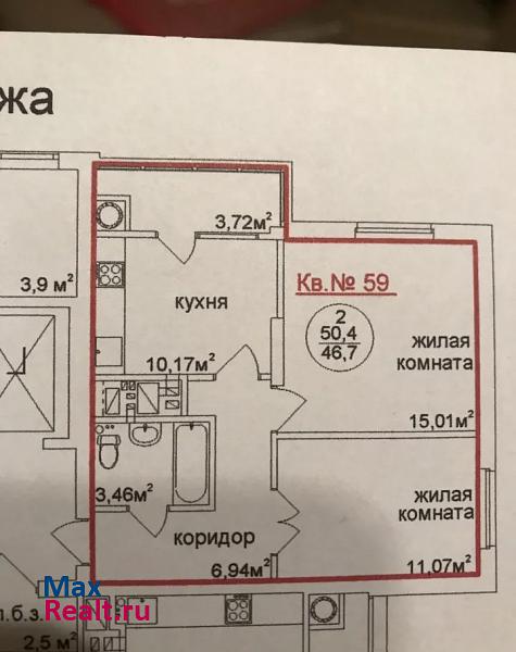 Октябрьский район, район Шереметьево-Песочня, улица Старое Село, 2 Рязань квартира