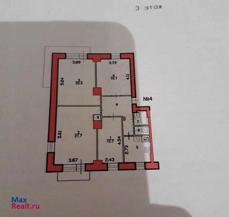 Центральный район, посёлок Северный, улица Рапова, 6А Рыбинск квартира