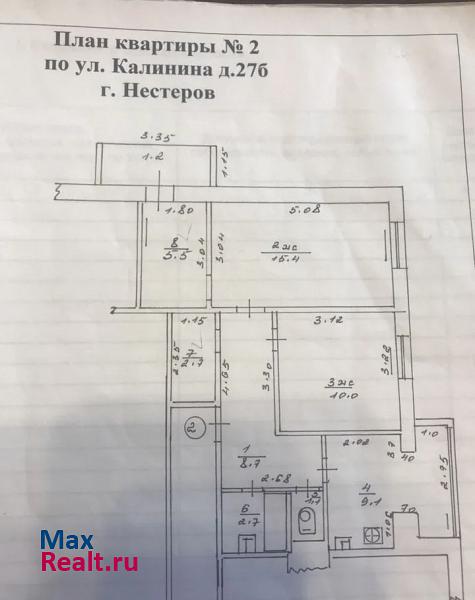 улица Калинина, 27Б Нестеров квартира