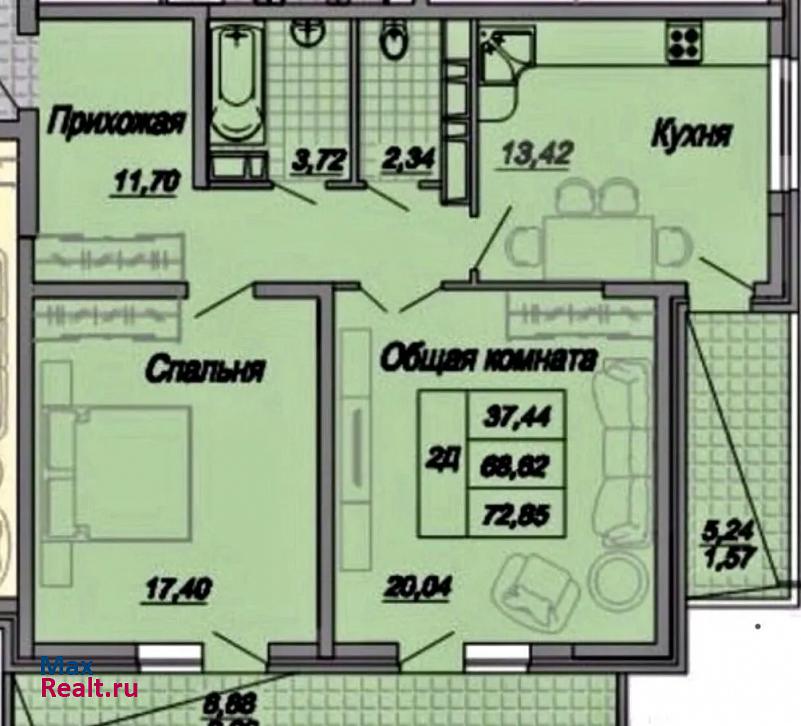 Фестивальный микрорайон, Гаражная улица, 71 Краснодар квартира