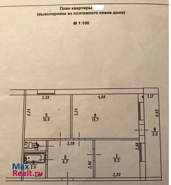 рабочий посёлок Муромцево, Юбилейная улица, 26 Муромцево квартира