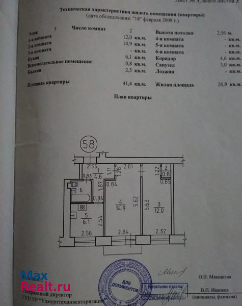 Пушкинская улица, 232 Ижевск квартира