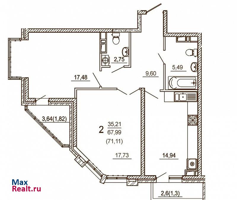 Фестивальный микрорайон, Гаражная улица, 79/1 Краснодар купить квартиру