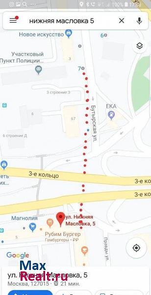 улица Нижняя Масловка, 5к1 Москва квартиры посуточно