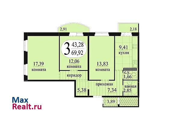 Тюмень микрорайон Антипино, Беловежская улица, 7к3 квартира купить без посредников