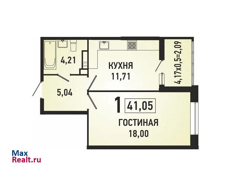 Краснодар улица имени Героя Георгия Бочарникова, 1 квартира купить без посредников